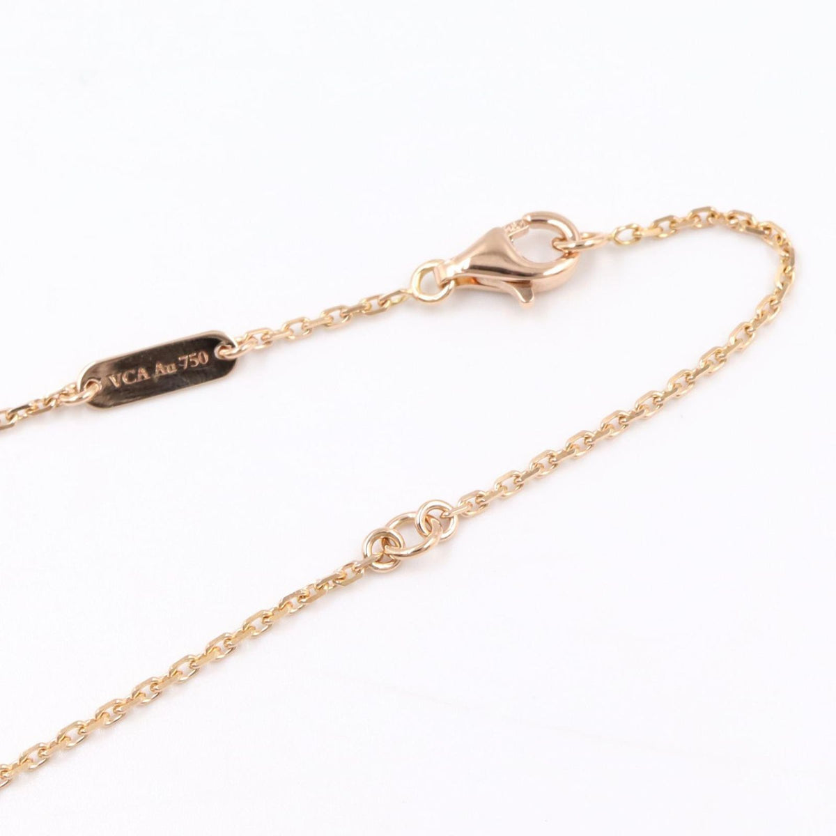 Van Cleef & Arpels Necklace Vintage Alhambra Gray Mother of Pearl 37 41.5 — view 4