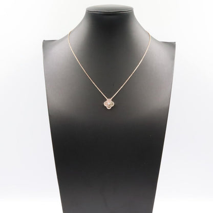 Van Cleef & Arpels Necklace Vintage Alhambra Gray Mother of Pearl 37 41.5 — view 6