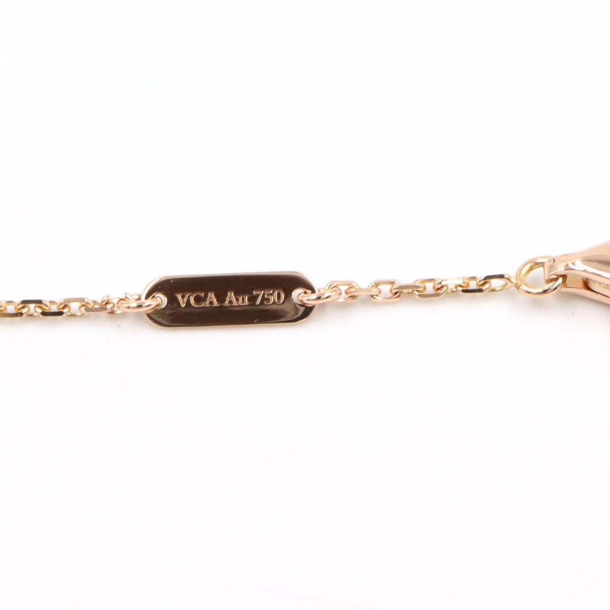 Van Cleef & Arpels Necklace Vintage Alhambra Gray Mother of Pearl 37 41.5 — view 3
