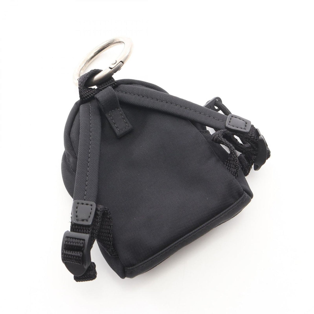 Balenciaga Charm Micro Backpack Black Nylon — view 2