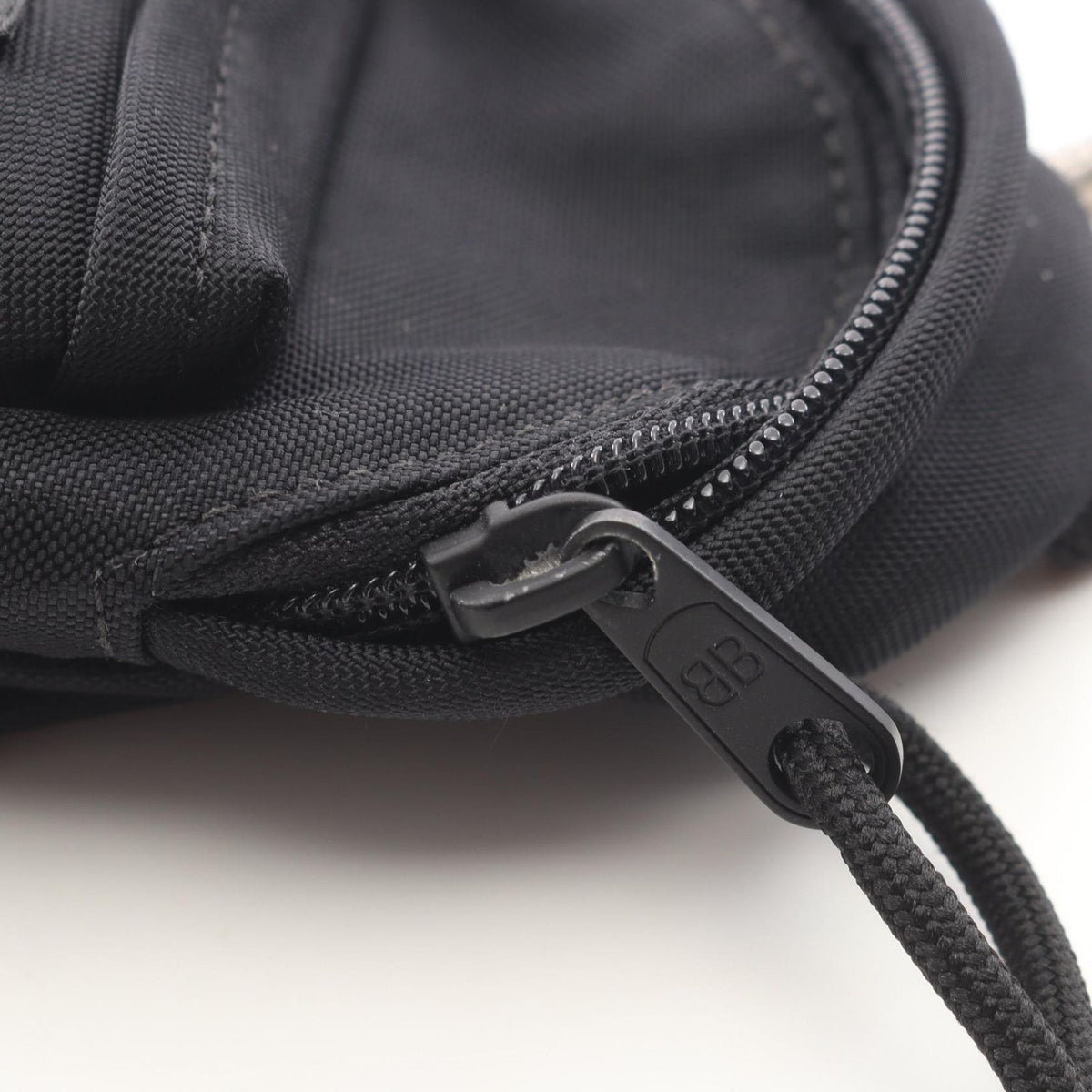 Balenciaga Charm Micro Backpack Black Nylon — view 7