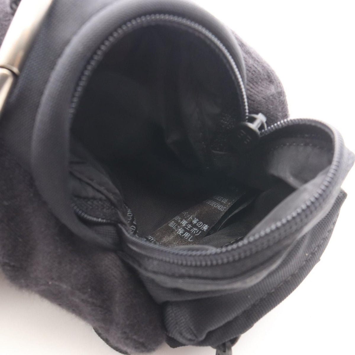 Balenciaga Charm Micro Backpack Black Nylon — view 3