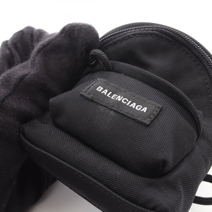 Balenciaga Charm Micro Backpack Black Nylon — view 6