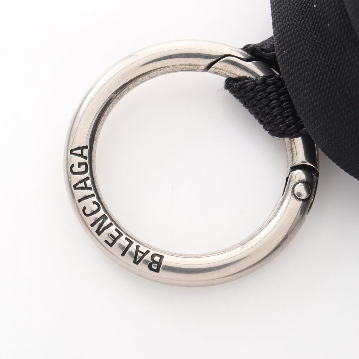 Balenciaga Charm Micro Backpack Black Nylon — view 5