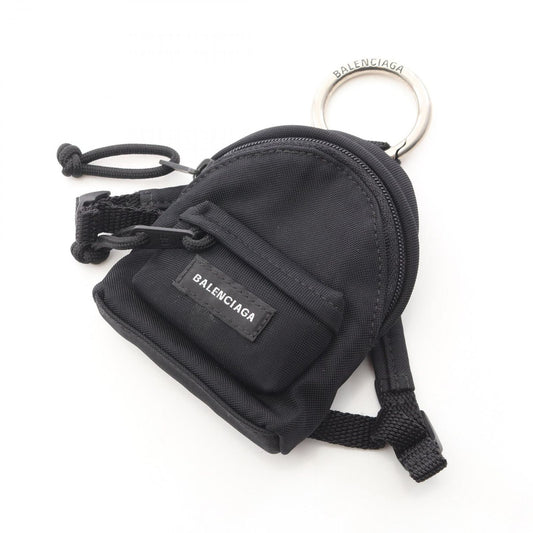 Balenciaga Charm Micro Backpack Black Nylon