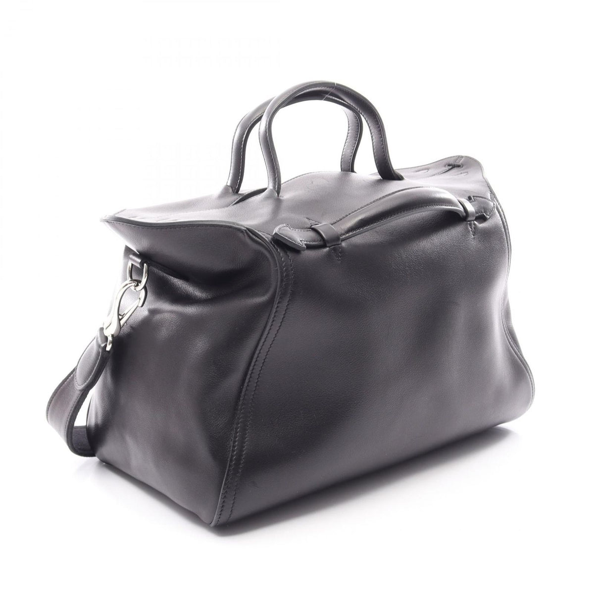 Hermes Handbag Oxa 2-Way Black Leather — view 2