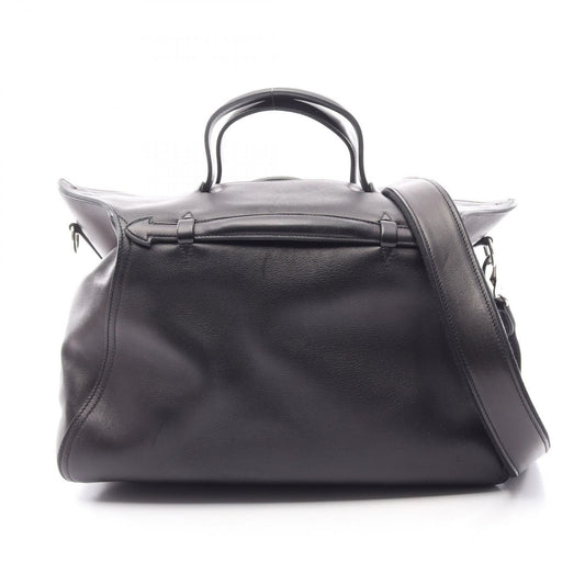 Hermes Handbag Oxa 2-Way Black Leather