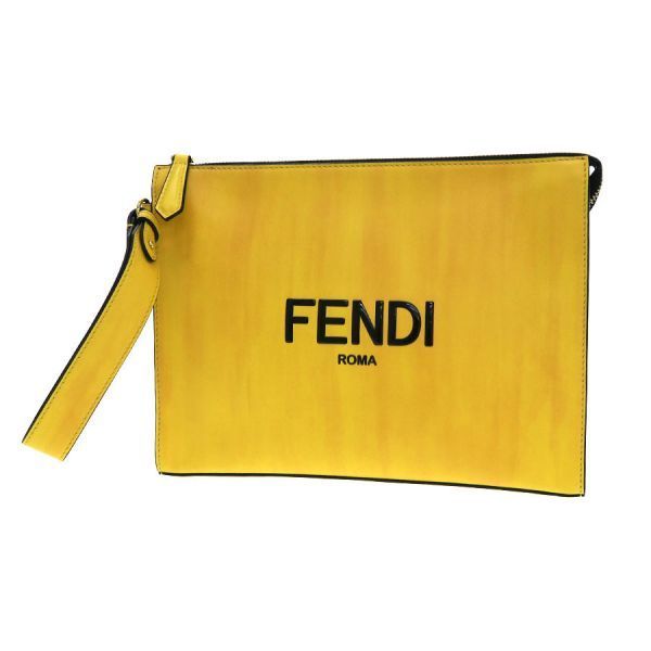 Fendi Clutch Yellow