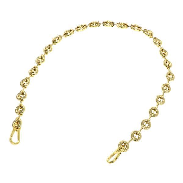 Loewe Donut Chain Gold Silver Bag Strap