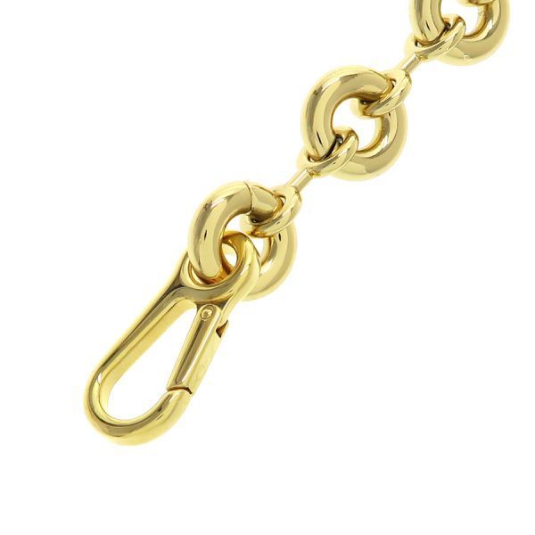 Loewe Donut Chain Gold Silver Bag Strap — view 2
