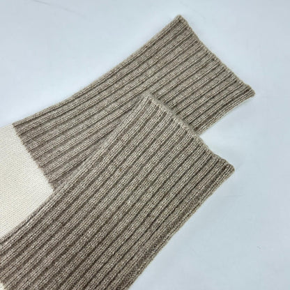 Loro Piana Ivory Brown Gray Baby Cashmere High Neck Knit Pullover 40 Sweater — view 7