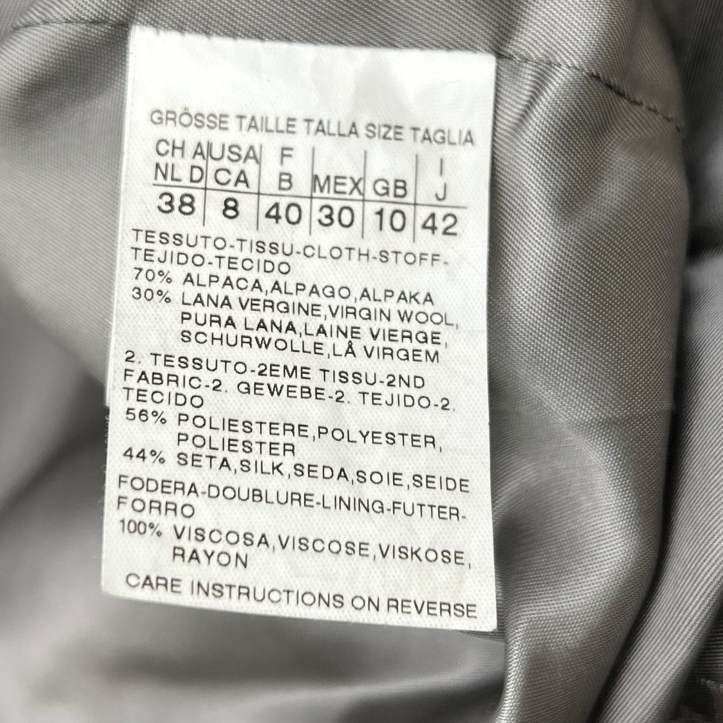 Max Mara Alpaca Mix Shaggy Coat 42 — view 6
