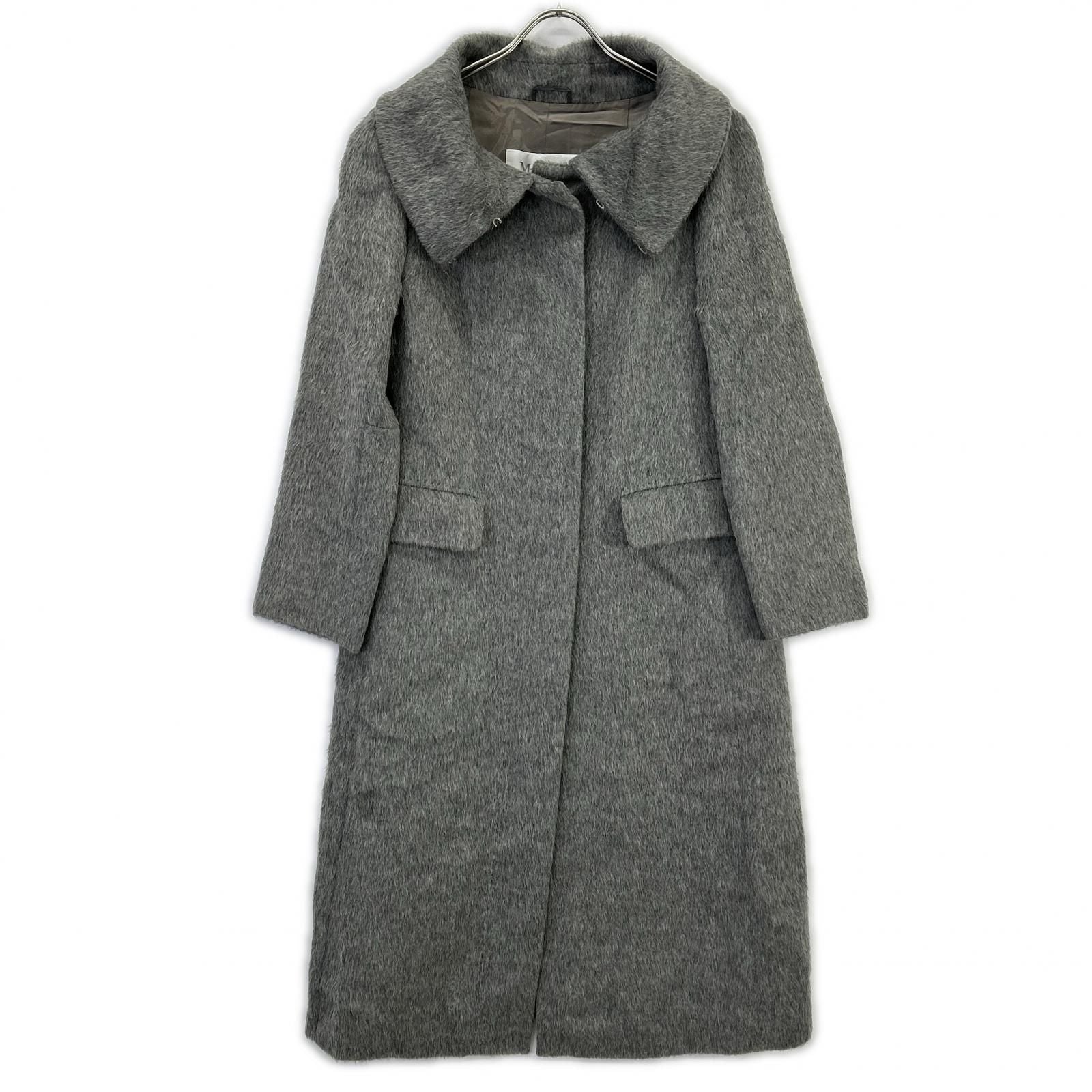 Max Mara Alpaca Mix Shaggy Coat 42