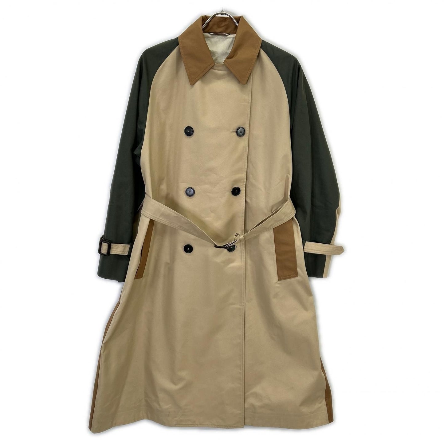 Max Maraweekend Weekend Beige Trico Color Over Trench Coat 38