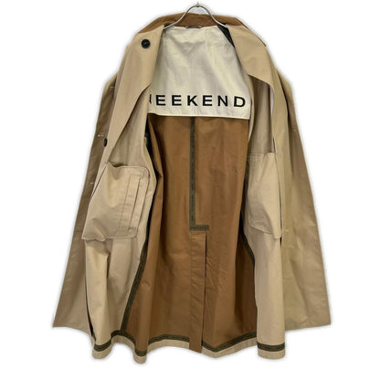 Max Maraweekend Weekend Beige Trico Color Over Trench Coat 38 — view 3