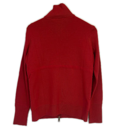 Moncler Down Paneled Tricot Cardigan Zip Up Knit Jacket XS — view 2