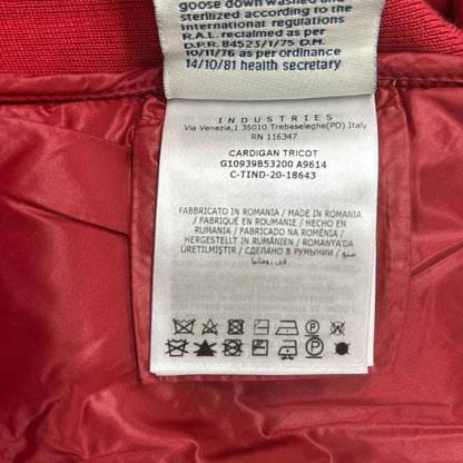 Moncler Down Paneled Tricot Cardigan Zip Up Knit Jacket XS — view 5
