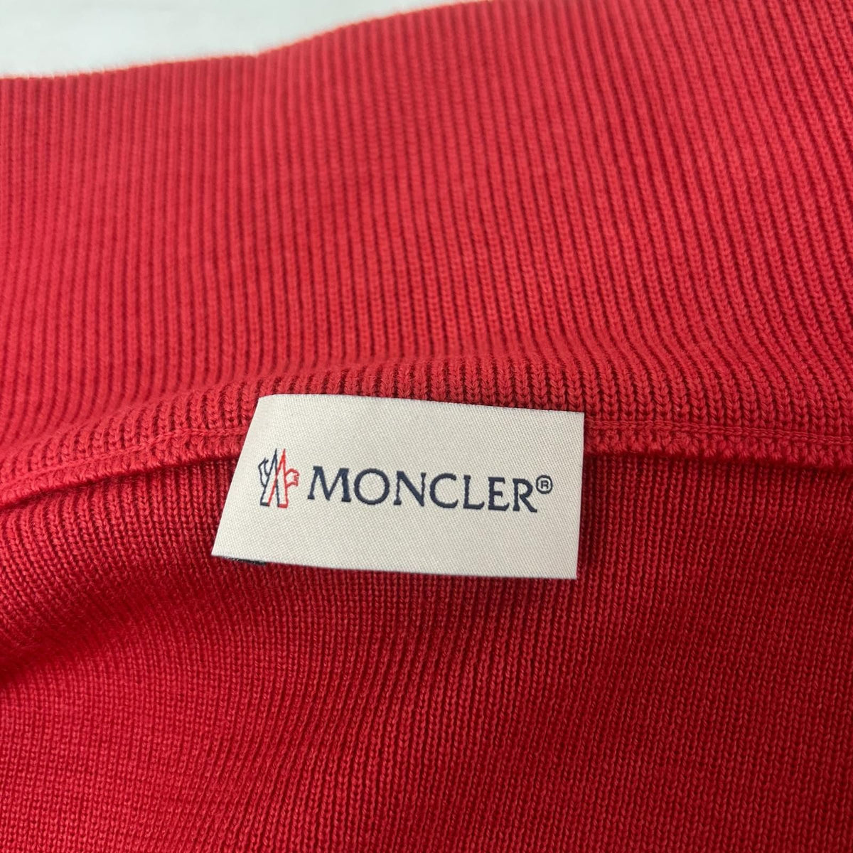Moncler Down Paneled Tricot Cardigan Zip Up Knit Jacket XS — view 4