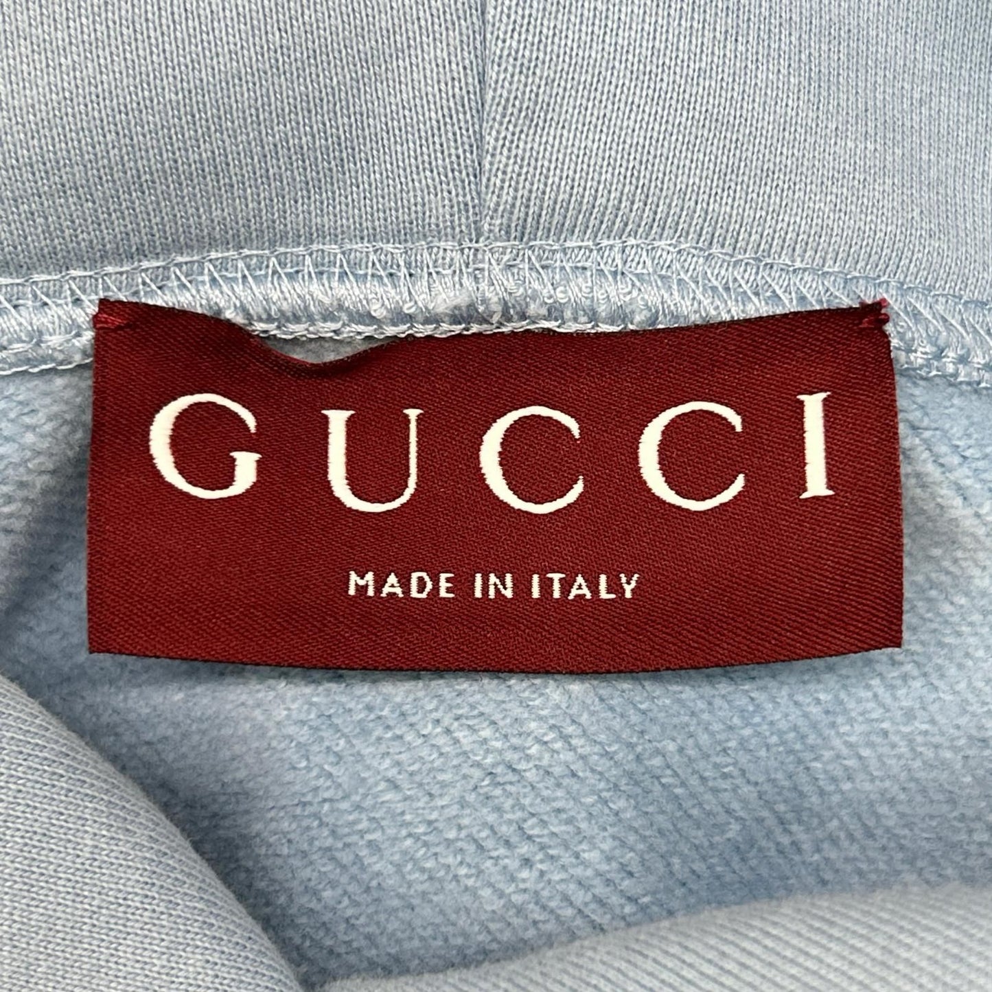 Gucci Blue GG Logo Sweatshirt Hoodie — view 3