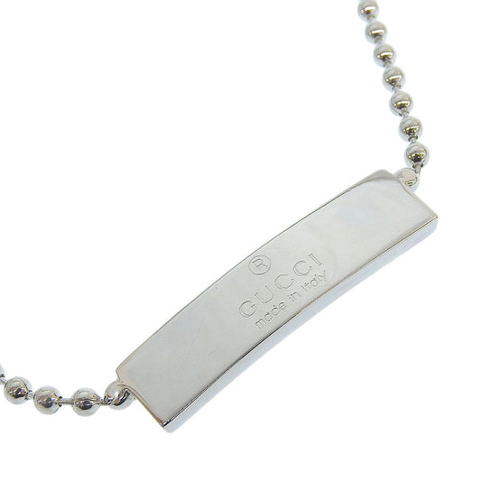 Gucci Ball Chain Choker Sterling 925 Silver Necklace