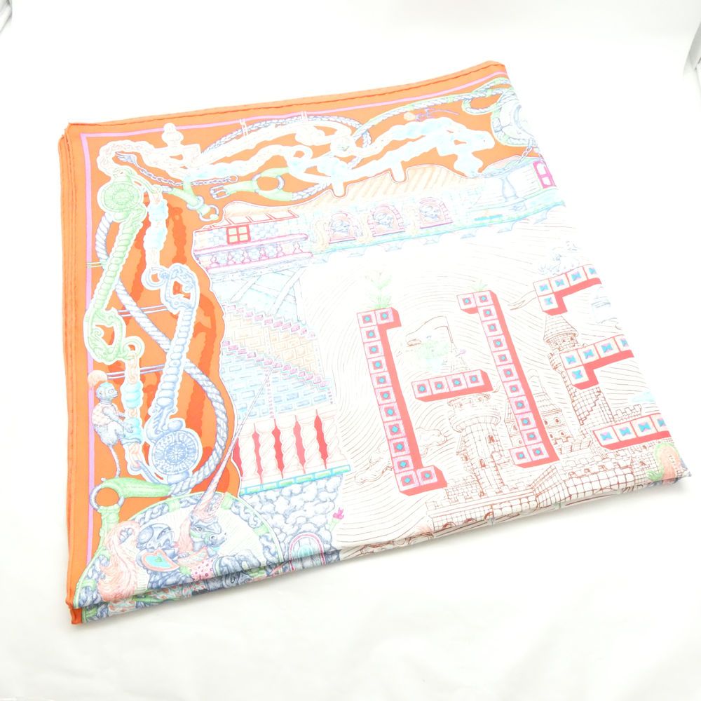 Hermes Super Silk Quest Scarf Carre 90 — view 2