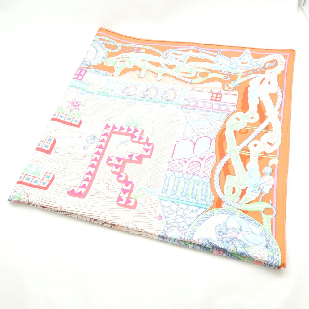 Hermes Super Silk Quest Scarf Carre 90 — view 3