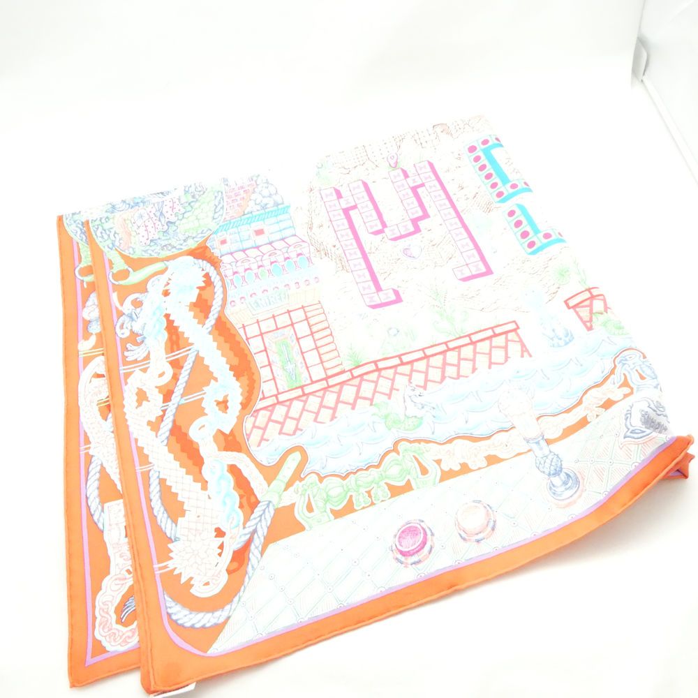 Hermes Super Silk Quest Scarf Carre 90 — view 4