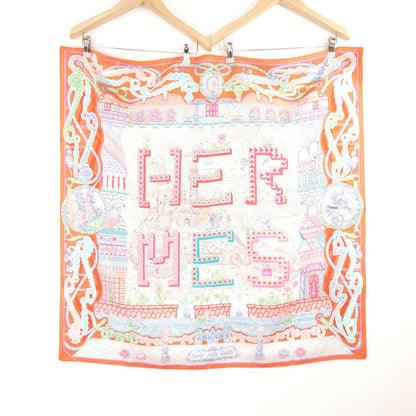 Hermes Super Silk Quest Scarf Carre 90 — view 7