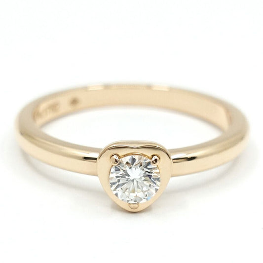 Cartier 18K Pink Gold Diamond Ring