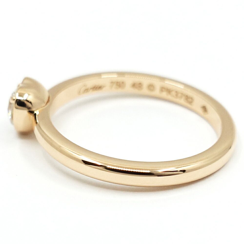 Cartier 18K Pink Gold Diamond Ring — view 6