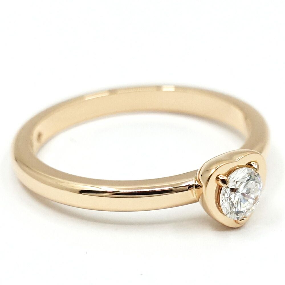 Cartier 18K Pink Gold Diamond Ring — view 4