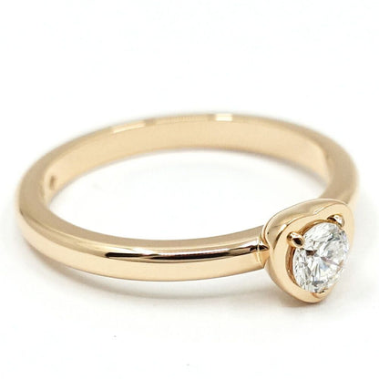Cartier 18K Pink Gold Diamond Ring — view 4
