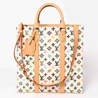 Louis Vuitton Monogram Craggy Sac Plat 2-Way Tote Bag Ivory Multicolor