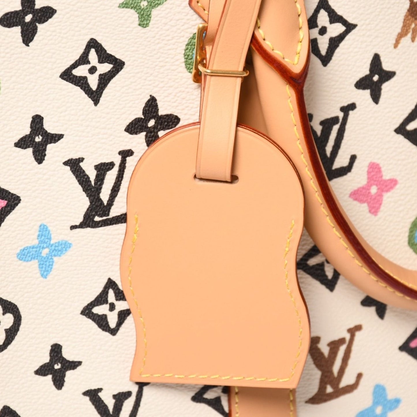 Louis Vuitton Monogram Craggy Sac Plat 2-Way Tote Bag Ivory Multicolor — view 8