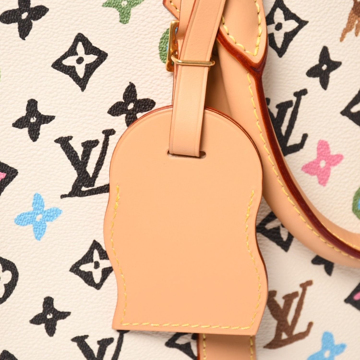 Louis Vuitton Monogram Craggy Sac Plat 2-Way Tote Bag Ivory Multicolor — view 8