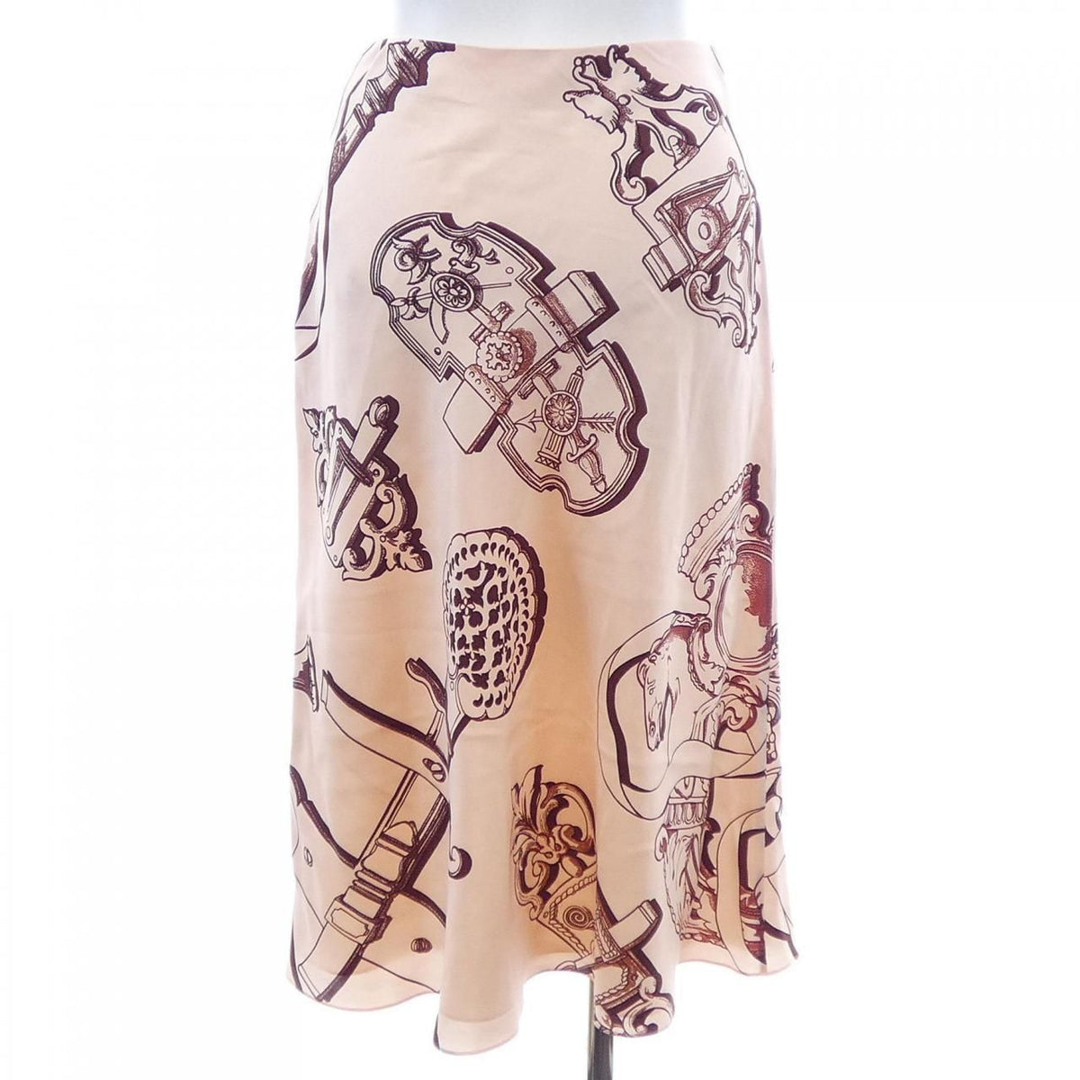 Hermes Felonerie Remix Clou de Selle Twill Lane Skirt — view 2
