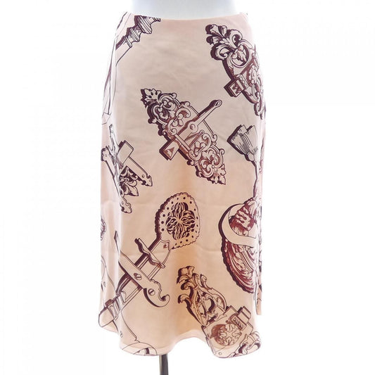 Hermes Felonerie Remix Clou de Selle Twill Lane Skirt