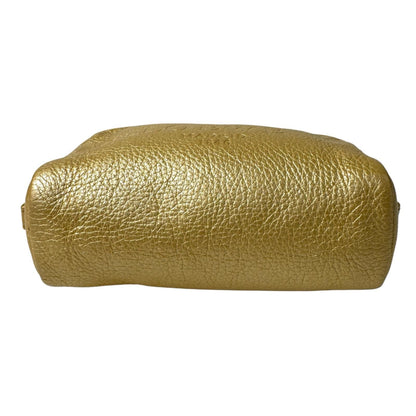 Loewe Pouch Heritage Gold Leather Cosmetic Case — view 5
