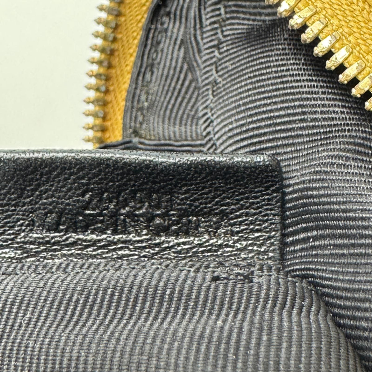 Loewe Pouch Heritage Gold Leather Cosmetic Case — view 8