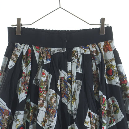 Dolce & Gabbana Skirt Playing Cards All Over Print Black — view 4