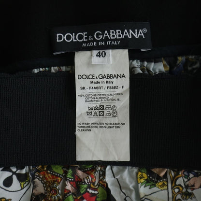 Dolce & Gabbana Skirt Playing Cards All Over Print Black — view 7