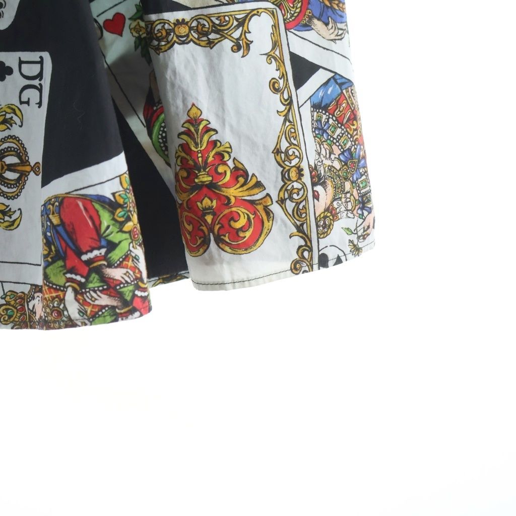 Dolce & Gabbana Skirt Playing Cards All Over Print Black — view 5