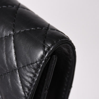 Chanel Metiers D'art Collection Clutch CC Logo Aged Calfskin Black — view 6