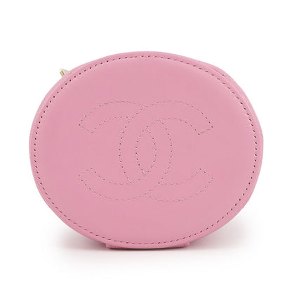 Chanel Vanity CC Logo Quilted Lambskin Makeup Pouch Cosmetic — view 3