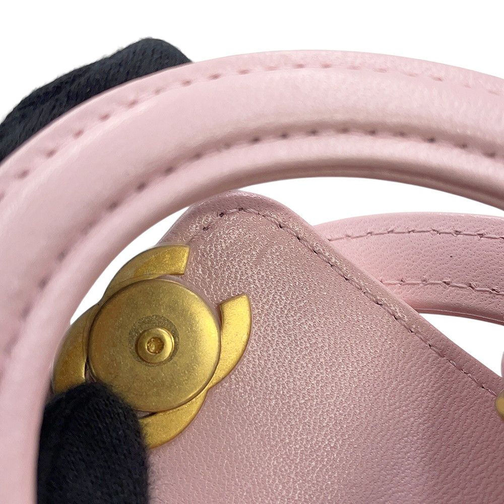 Chanel Charm CC Logo Quilted Mini Bag Lambskin Case — view 8