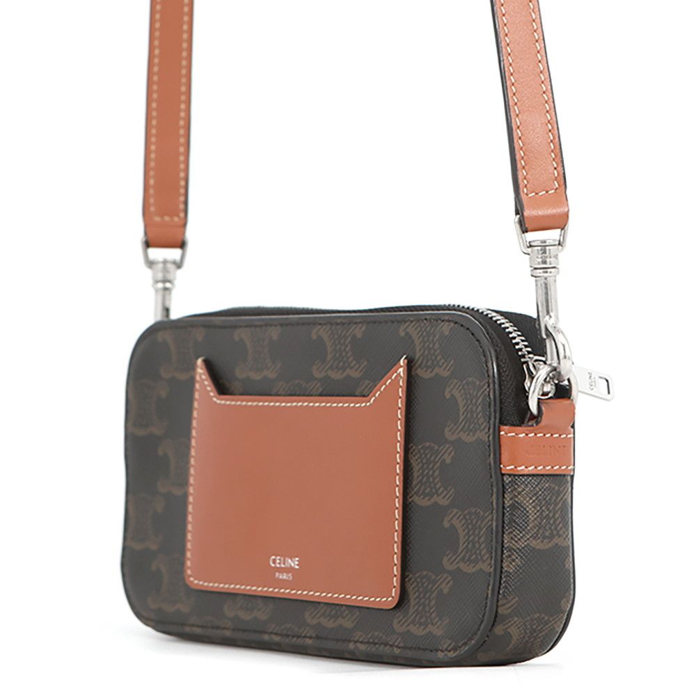Celine Shoulder Bag Horizontal Leather Pouch — view 2