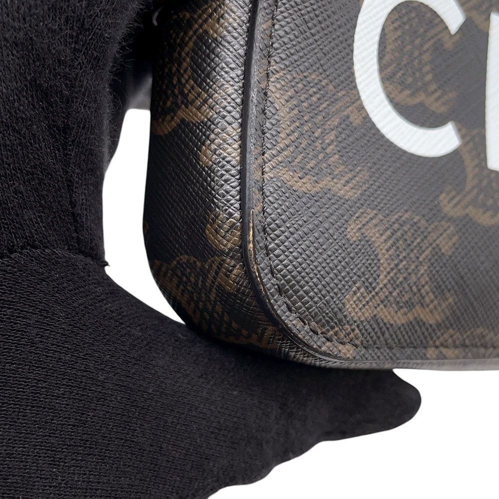Celine Shoulder Bag Horizontal Leather Pouch — view 6