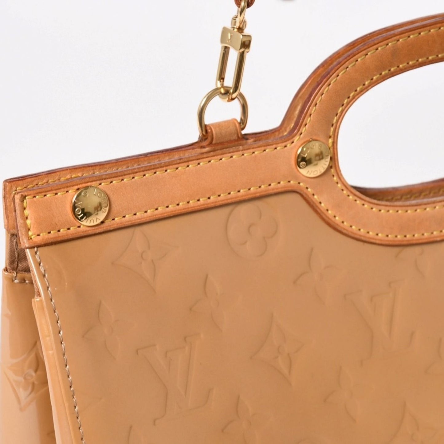 Louis Vuitton Roxbury Drive 2-Way Bag Monogram Vernis Beige Gold — view 5