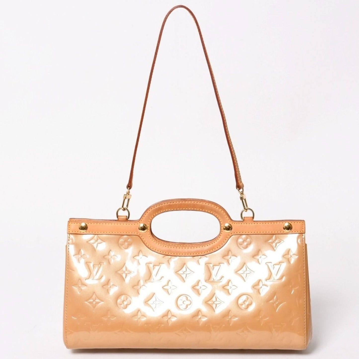 Louis Vuitton Roxbury Drive 2-Way Bag Monogram Vernis Beige Gold — view 2