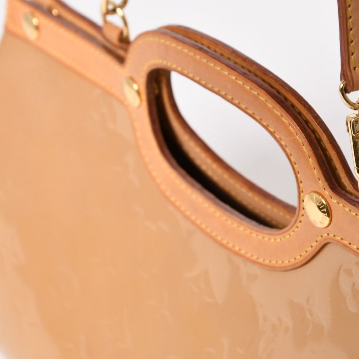 Louis Vuitton Roxbury Drive 2-Way Bag Monogram Vernis Beige Gold — view 6